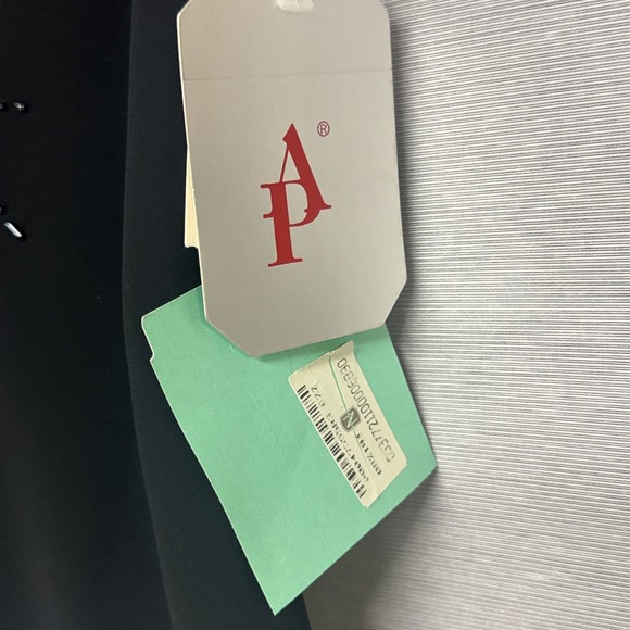 Adrianna Papell Size 10 Sequined Keyhole Tank Top NWT $138 Black Sheer - Picture 5 of 6